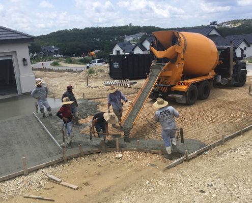 Pouring a Driveway
