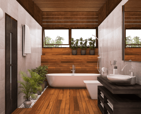 Unconventional Bathroom Materials