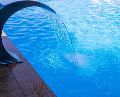Swimming Pool with Water Fall