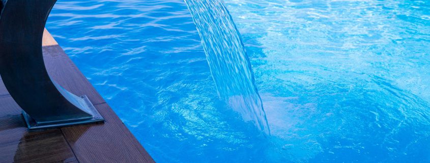 Swimming Pool with Water Fall
